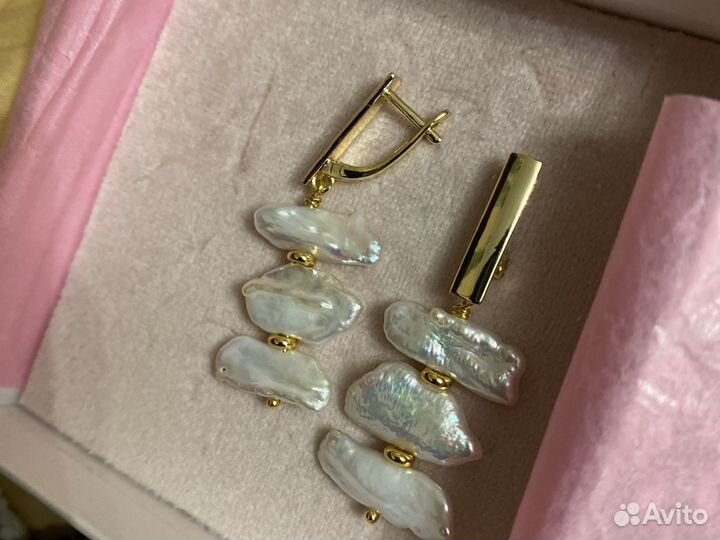 Серьги с жемчугом