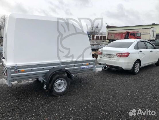 Прицеп с крышкой мзса 817704.022 Н1500мм