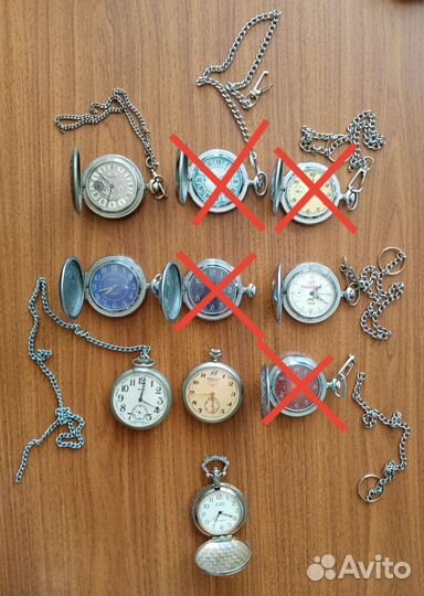 Карманные часы разные