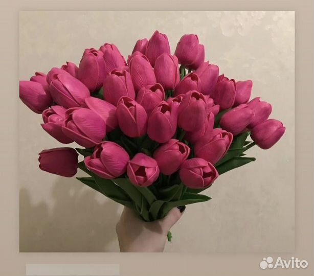 Тюльпаны силикон