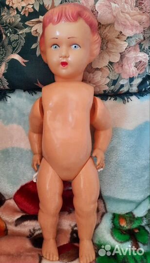 Редкая целлулоидная кукла СССР
