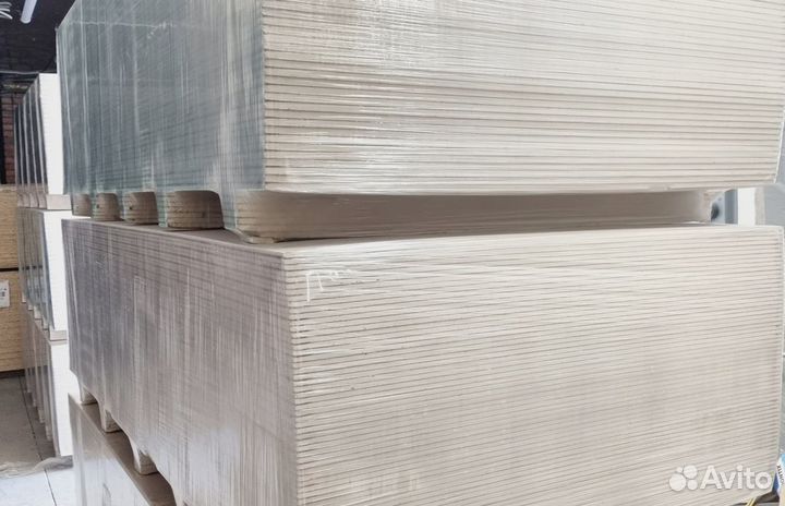 Гипсокартон 9.5 мм 1200х2500