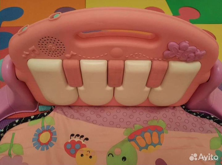 Коврик пианино fisher price, столик музыкальный
