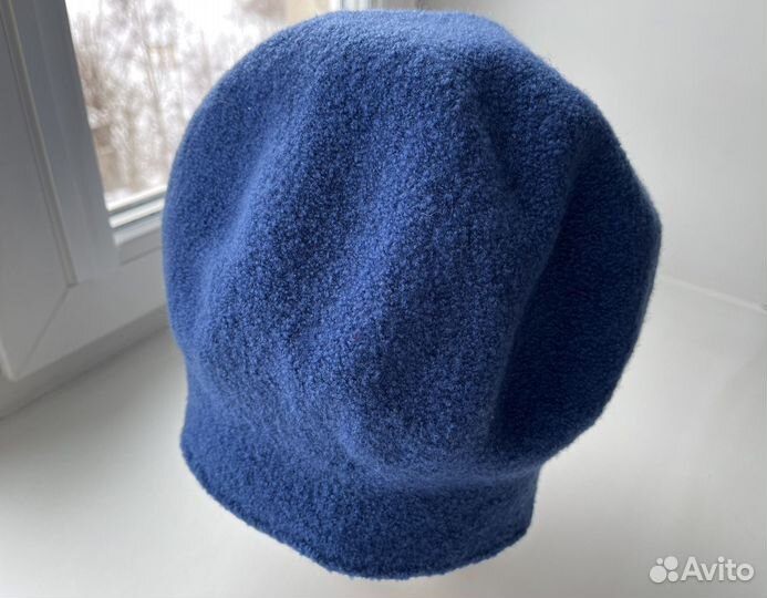 Новая шапка-берет 58р из шерсти