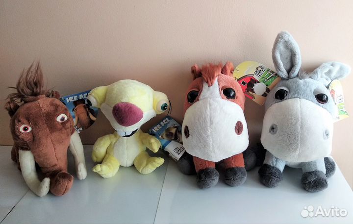 Игрушки ледниковый период и др.,новые, с бирками