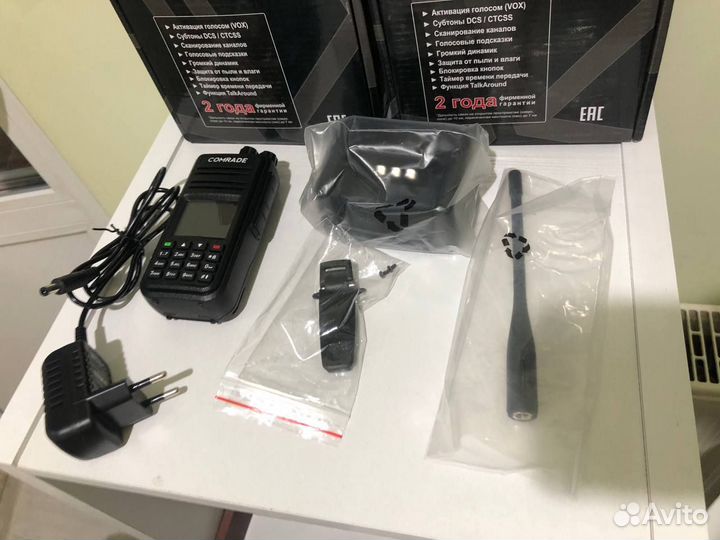 Цифровая Рация Comrade R7 DMR +AES 256 5 Вт
