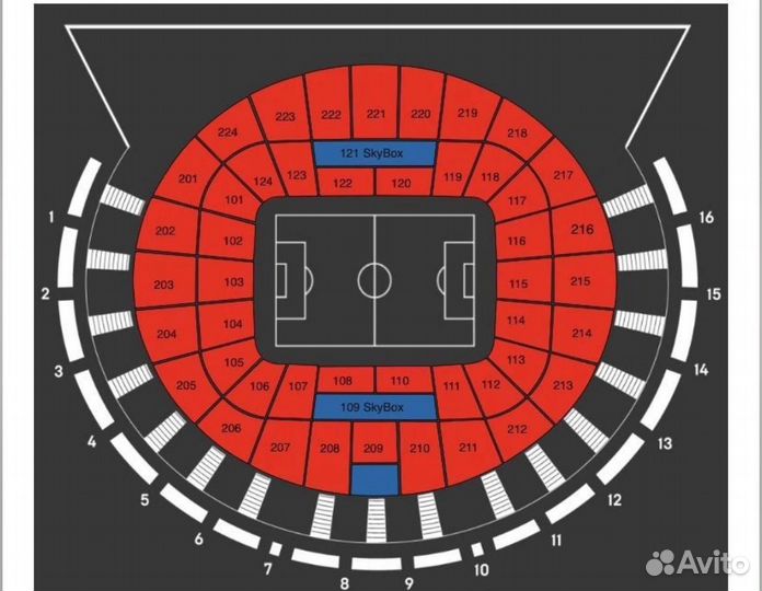 Билеты на футбол Краснодар - Спартак 01.12
