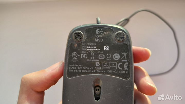 Компьютерная мышь Logitech M90