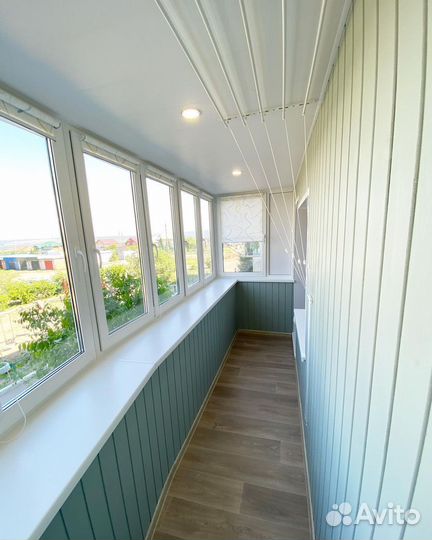 Отделка балконов