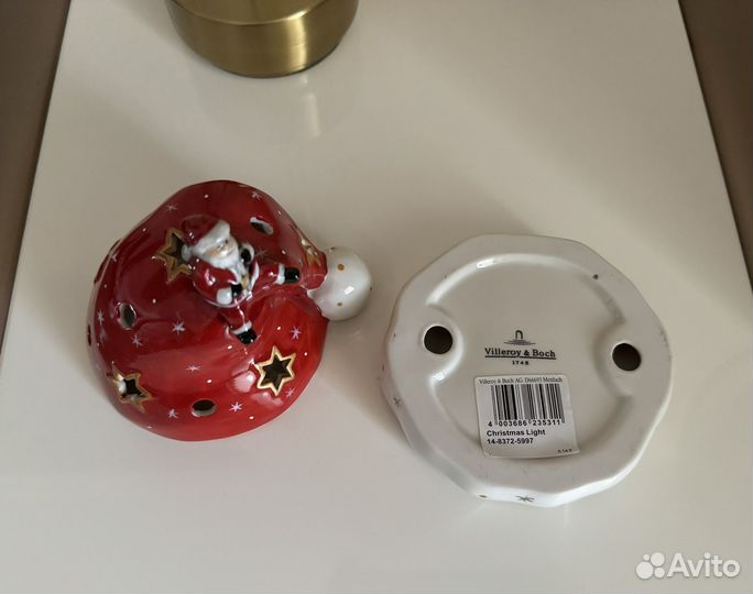 Villeroy Boch подсвечник новогодний
