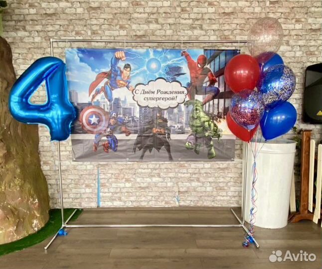 Баннер на день рождения