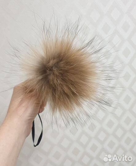 Меховые помпоны натуральные