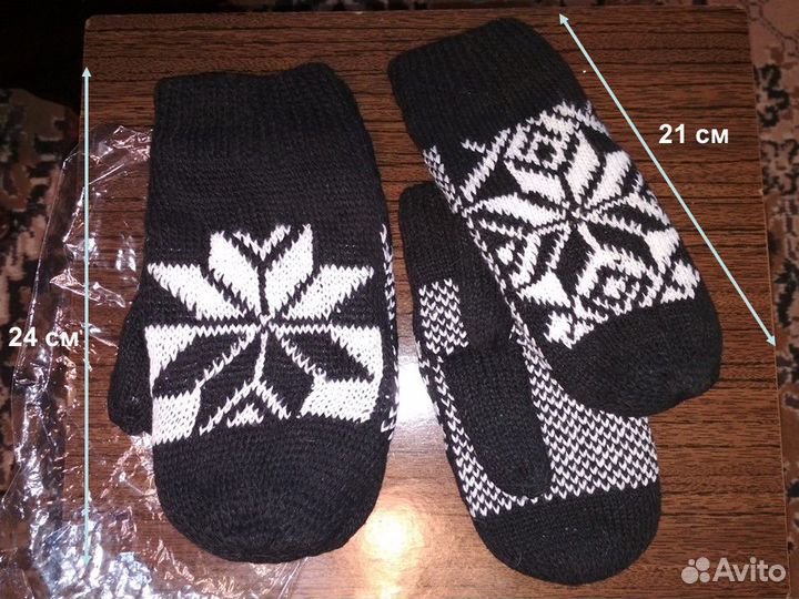 Новые Варежки Перчатки Носки