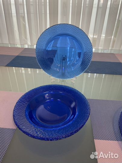 Бокалы и тарелки Гусь-Хрустальный