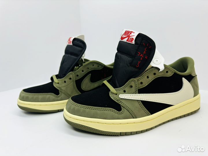 Travis Scott x Air Jordan 1 Low OG Black Olive