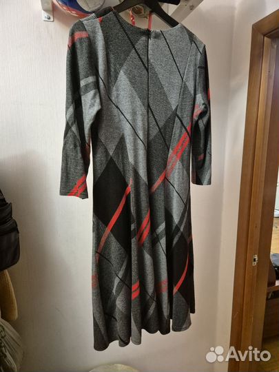 Платье женское теплое 48