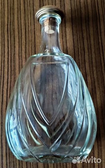 Винтаж: бутылка хрустальное стекло