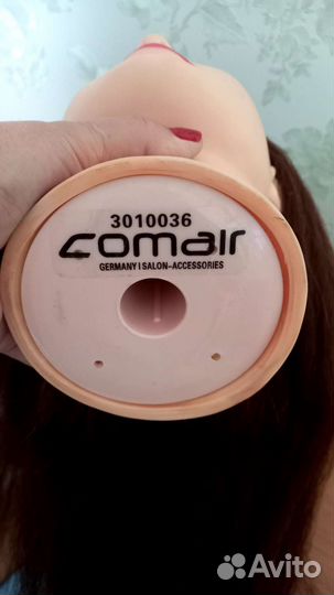 Голова манекен с натуральными волосами