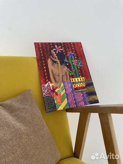 Картина в стиле ню «Летний зной»