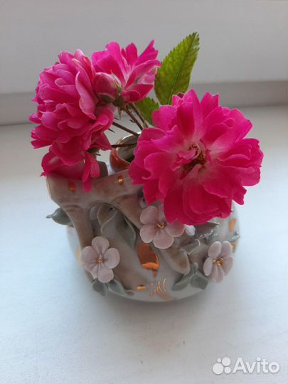 Мини ваза винтаж фарфор