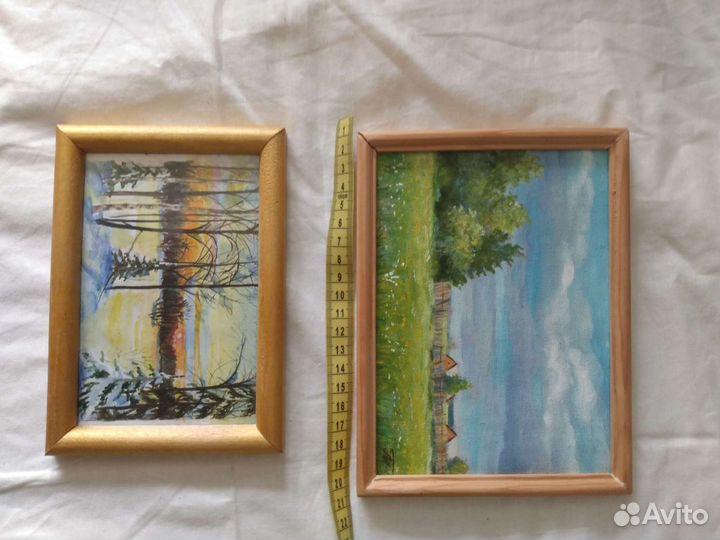 Акварель, масло