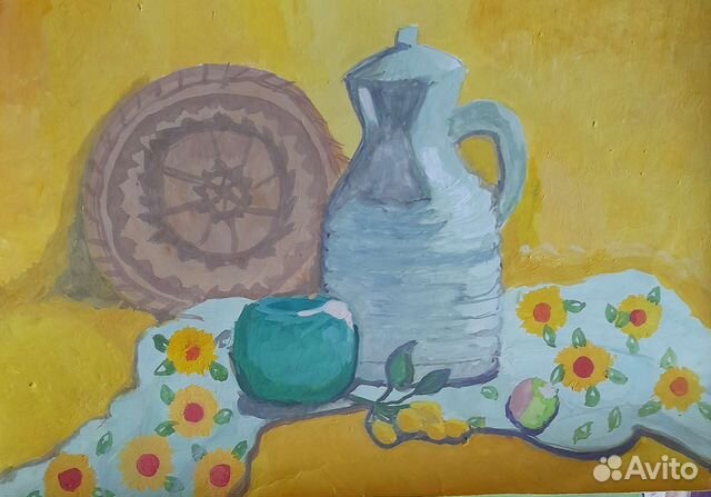 Картина гуашью