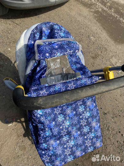 Детские санки коляска бу