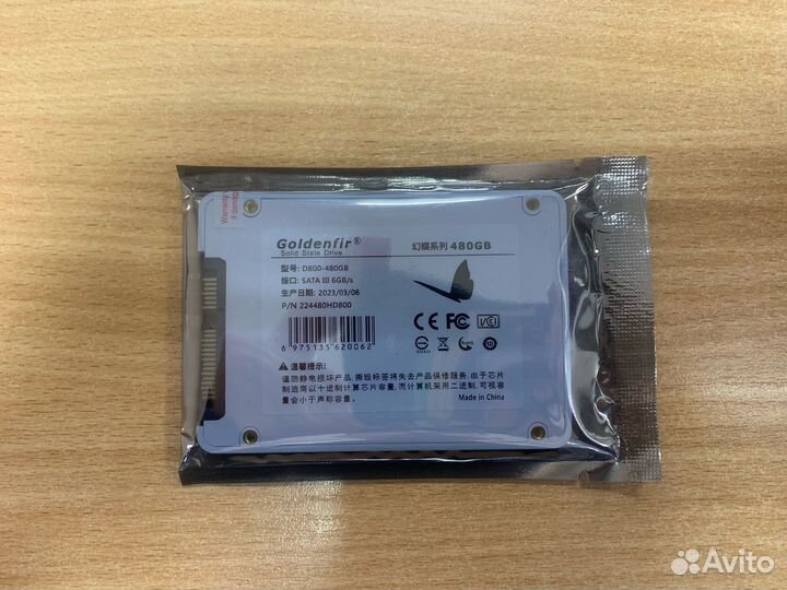 SSD Накопитель Goldenfir 480 Gb