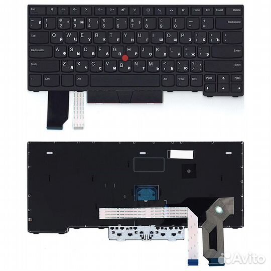 Клавиатура для Lenovo ThinkPad L14 gen 1/2 черная