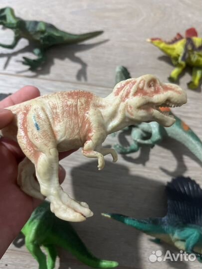 Динозавры игрушки 9 шт