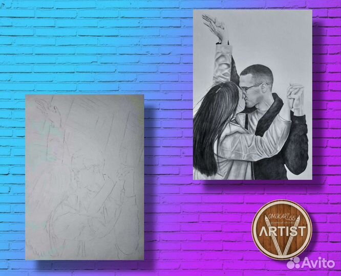 Портрет шарж по фото