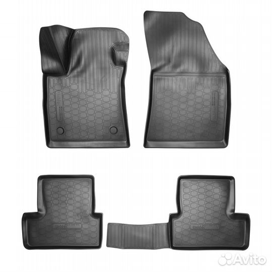 Коврики в салон для Renault Megane 4 (2016-2023)