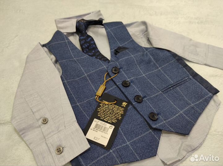 Рубашка с жилеткой next