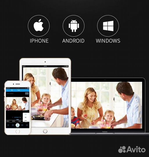 Видеоняня модель 2023 года Дисплей, 3Mpx, Wi-Fi