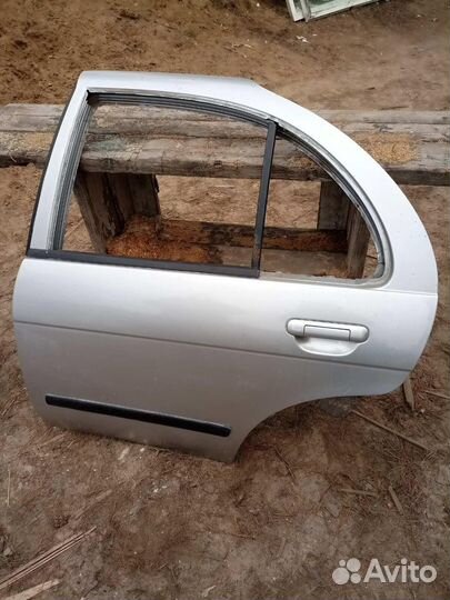 Дверь задняя левая ниссан альмера н15