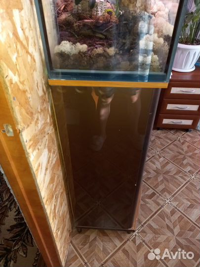 Большой аквариум с тумбой