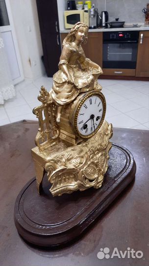 Старинные настольные часы japy freres