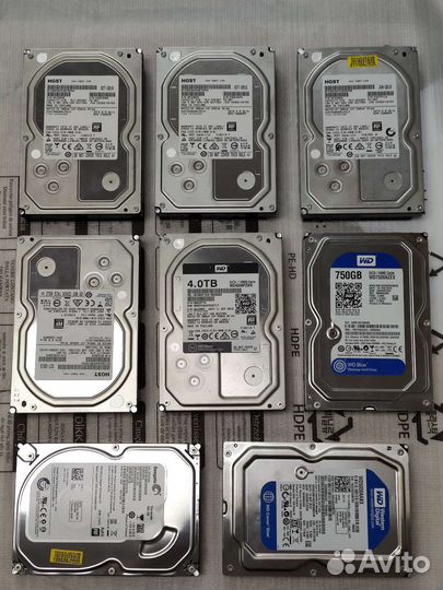 Жесткие диски 1Тб, 2Тб