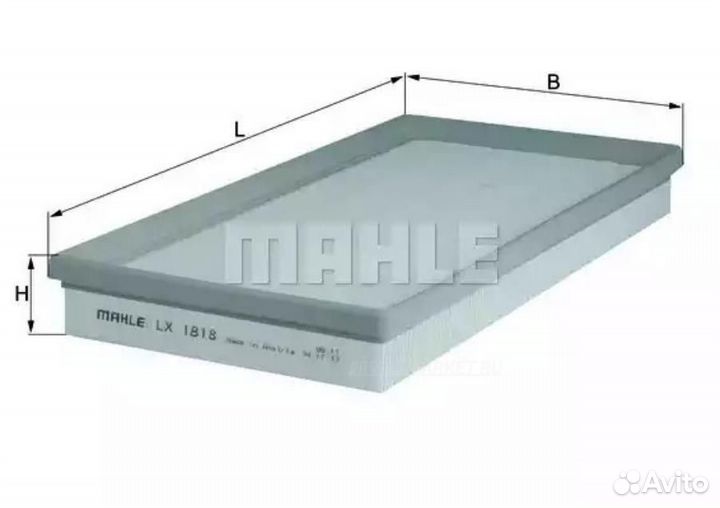 Mahle LX 1818 Фильтр воздушный