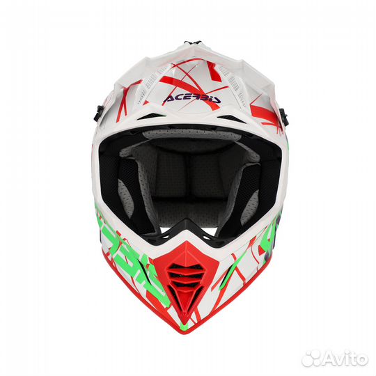 Шлем Acerbis X-track 22-06 Green/White