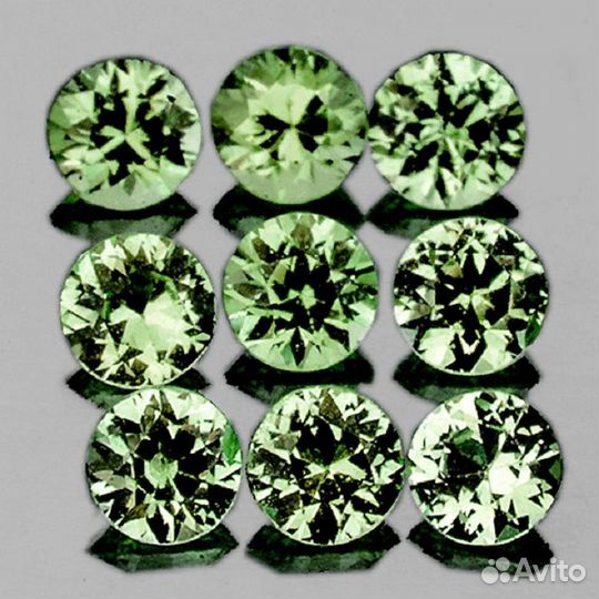 Сапфир натуральный 1,28Ct 3,0мм 9шт VVS Цейлон