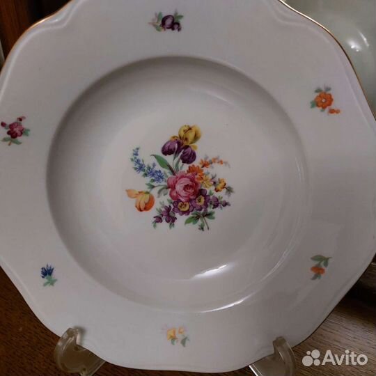 Тарелки богемия мейсен, блюдца мадонна