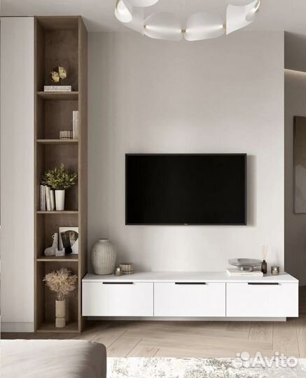 Тумба под тв с пеналами