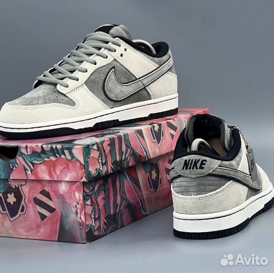 Кроссовки Nike Dunk SB Katushiro Grey