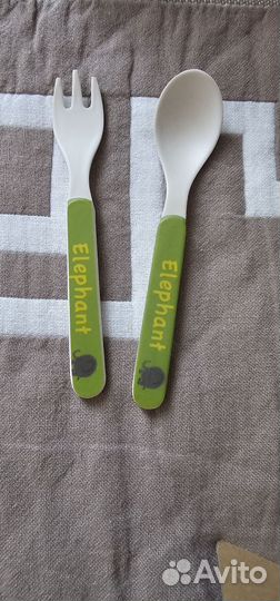 Набор детской посуды (бамбуковая)