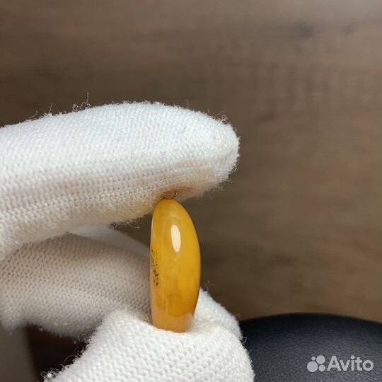 Винтажный Кулон Янтарь Ретро