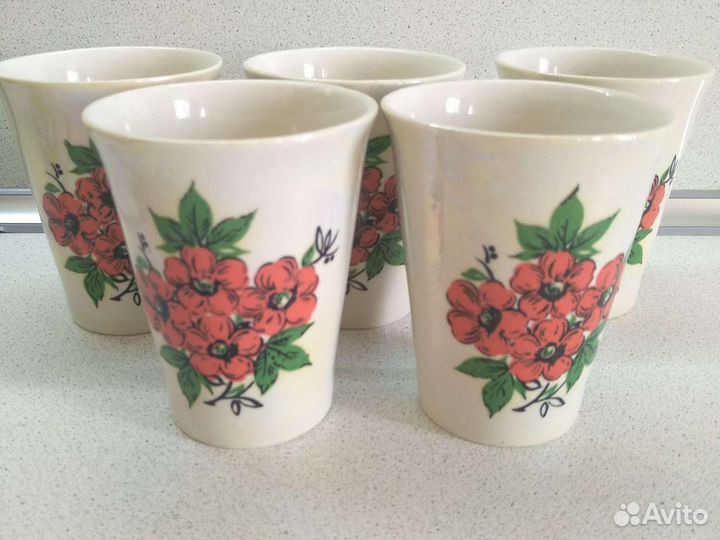 Стаканчики фарфоровые