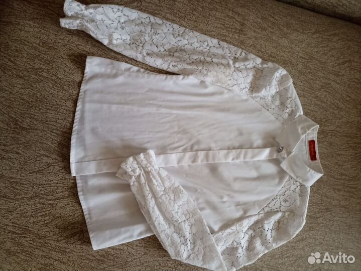 Блузка школьная для девочки р. 146