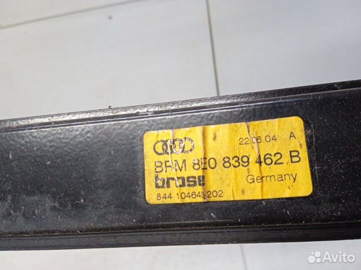 Стеклоподъемник задний правый Audi A4 B6 1.8 2004