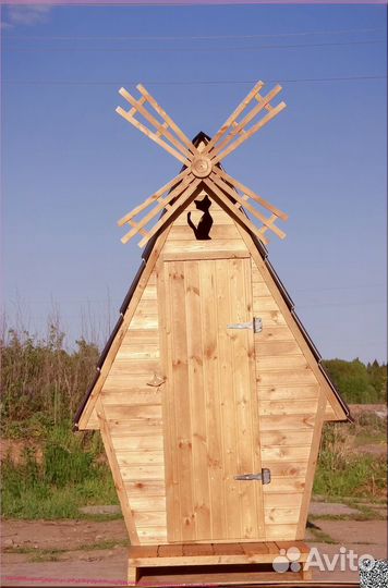 Уличный туалет с установкой